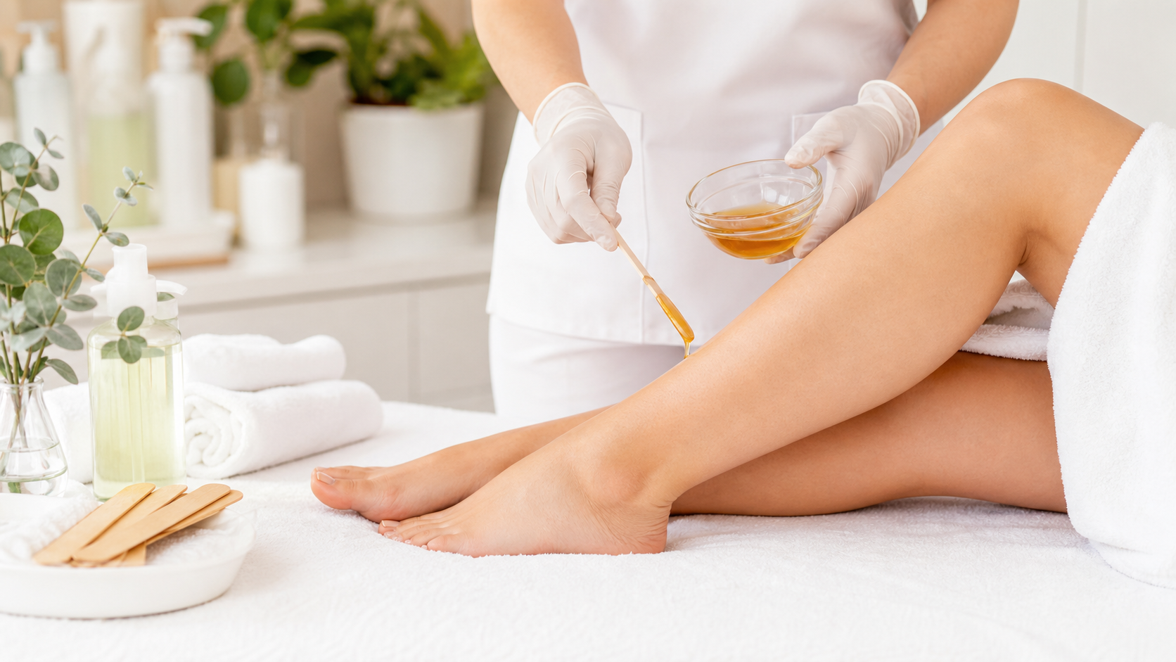 Waxing and post-treatment skin care